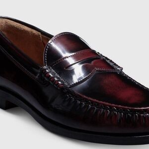 Allen Edmonds “Newman” Penny Loafers –11.5 E/Wide – Burgundy – USA Made – NEW